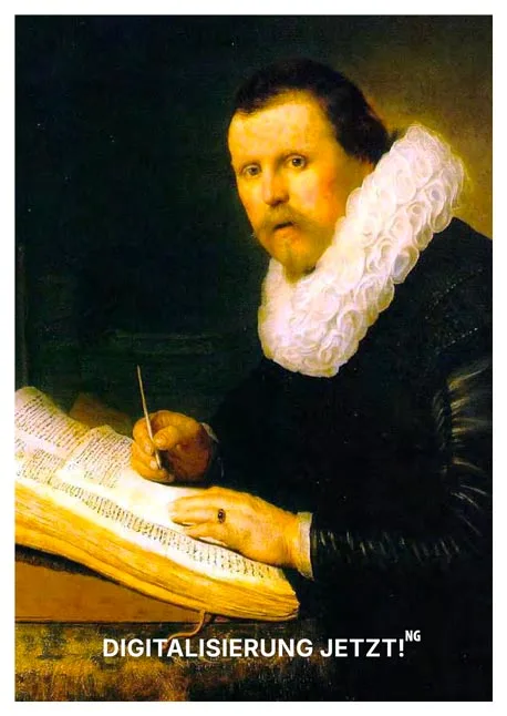 Postkarte Digitalisierung