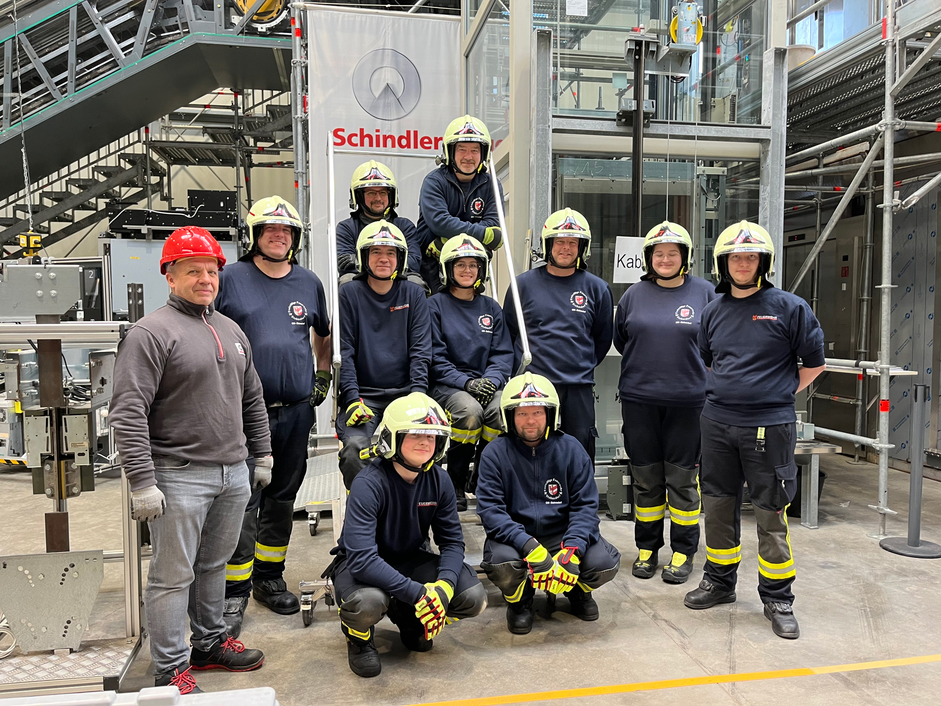 Schindler schult Feuerwehren im Umgang mit Aufzügen