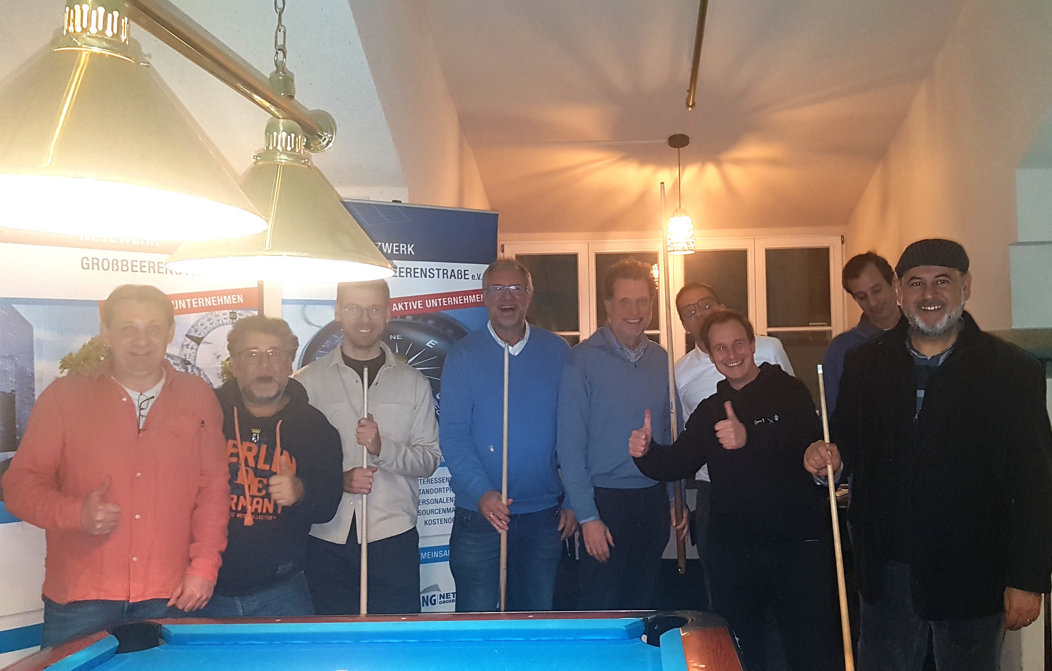 Gute Laune beim Netzwerk-Stammtisch